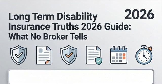 Long Term Disability Insurance Truths 2026 Guide What No Broker Tells